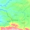 Carte topographique Comendador, altitude, relief
