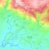 Carte topographique Bion, altitude, relief