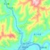 Carte topographique Jianguo Subdistrict, altitude, relief