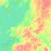 Carte topographique Barren Lands First Nation, altitude, relief