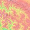 Carte topographique Shey Phoksundo, altitude, relief