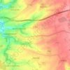 Carte topographique Ogy-Montoy-Flanville, altitude, relief