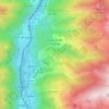 Carte topographique Gouaux-de-Luchon, altitude, relief