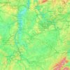 Carte topographique Mosela, altitude, relief