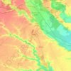 Carte topographique Roșiorii de Vede, altitude, relief