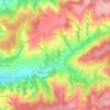 Carte topographique La Chapelle-de-Surieu, altitude, relief