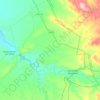 Carte topographique Sour El Aaz, altitude, relief