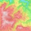 Carte topographique Bannes, altitude, relief