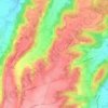 Carte topographique Lamayou, altitude, relief