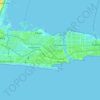 Carte topographique Littoral, altitude, relief