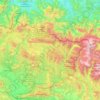 Carte topographique Pirineo, altitude, relief