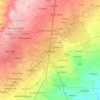 Carte topographique Bohicon, altitude, relief