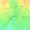 Carte topographique 热斯坦街道, altitude, relief