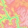 Carte topographique 同卡镇, altitude, relief