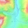 Carte topographique Эльтюбю, altitude, relief