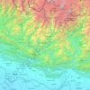 Carte topographique Sagarmatha, altitude, relief