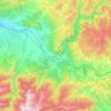 Carte topographique Baru, altitude, relief