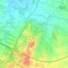 Carte topographique Guedera, altitude, relief