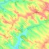 Carte topographique Viviers-lès-Lavaur, altitude, relief