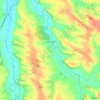 Carte topographique Sarrant, altitude, relief