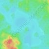Carte topographique Lac Flavrian, altitude, relief