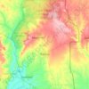 Carte topographique Kétou, altitude, relief