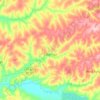 Carte topographique Tabatinga, altitude, relief