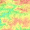 Carte topographique Maumusson, altitude, relief