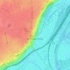 Carte topographique Juvisy-sur-Orge, altitude, relief