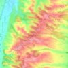 Carte topographique Pouy-Loubrin, altitude, relief