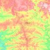 Carte topographique Casca, altitude, relief