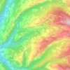 Carte topographique Somano, altitude, relief