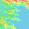 Carte topographique Eglington, altitude, relief