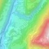 Carte topographique Venthon, altitude, relief