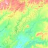 Carte topographique Vilches, altitude, relief