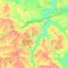 Carte topographique Schoharie County, altitude, relief