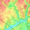 Carte topographique Cerelles, altitude, relief