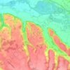 Carte topographique Renung, altitude, relief