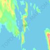 Carte topographique Goulburn Islands, altitude, relief