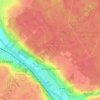 Carte topographique Soisy-sur-Seine, altitude, relief