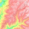 Carte topographique Laraos, altitude, relief