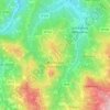 Carte topographique Montecalvo Versiggia, altitude, relief