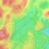 Carte topographique Lac Marois, altitude, relief