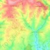 Carte topographique Plumieux, altitude, relief