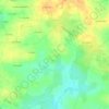 Carte topographique Gastines, altitude, relief
