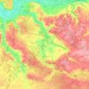Carte topographique La Fare, altitude, relief