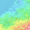 Carte topographique Flanders, altitude, relief