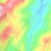 Carte topographique Castanheira, altitude, relief