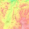 Carte topographique Tocantins, altitude, relief