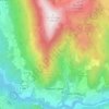 Carte topographique Mayres-Savel, altitude, relief